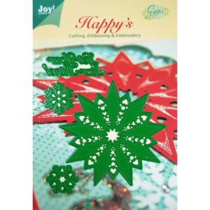 Joy Crafts Embroidery Stencils - Snowstar Let your Star Shine