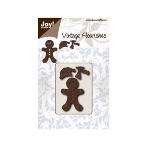 Joy Crafts Vintage Flourish Gingerbread Man