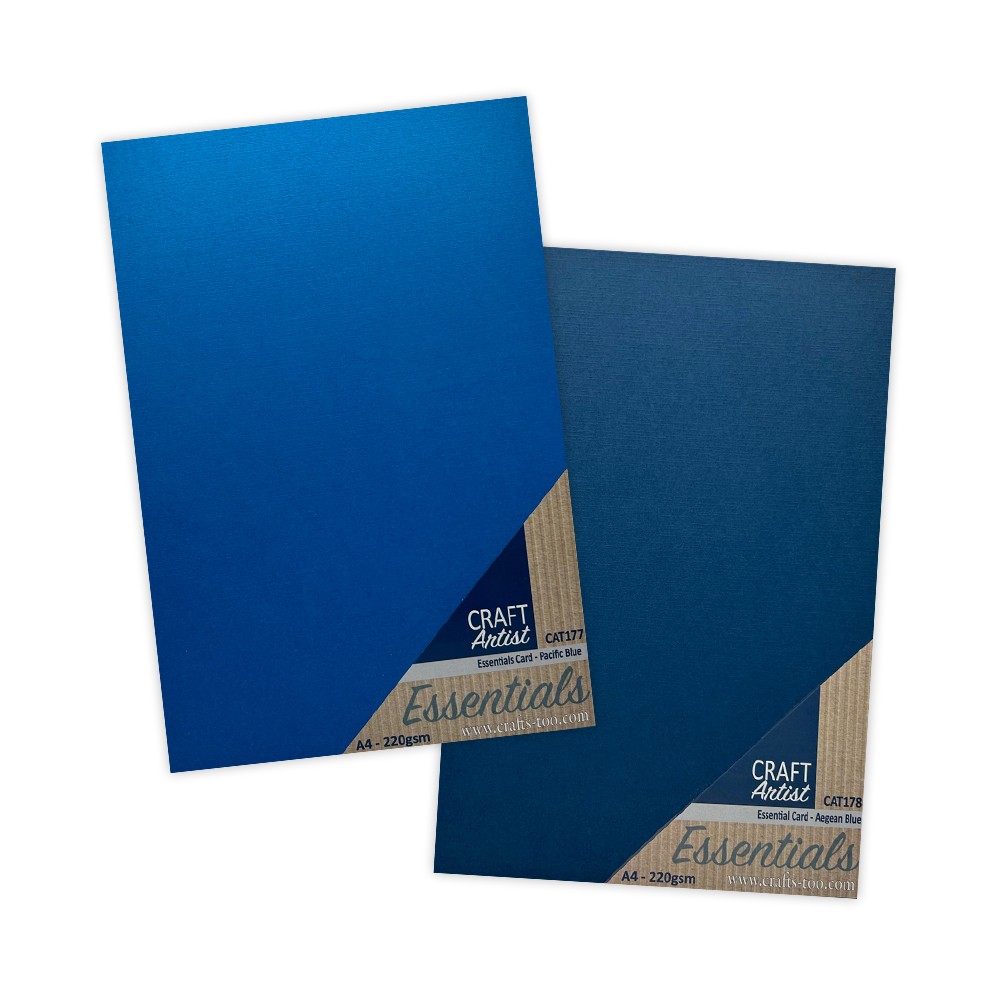 Craft Artist Essential Card - Pacific Blue & Aegean Blue