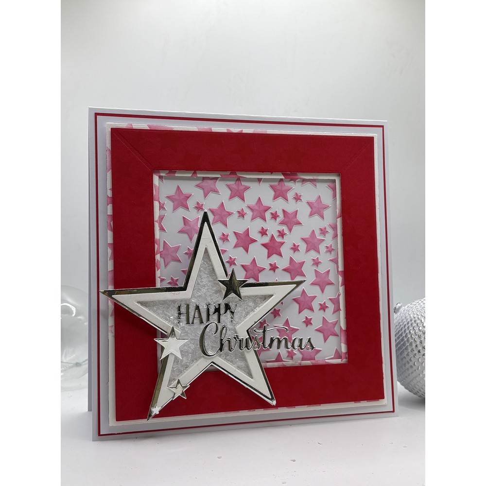 Vaessen Creative Stars 3D Folder & Stencil set