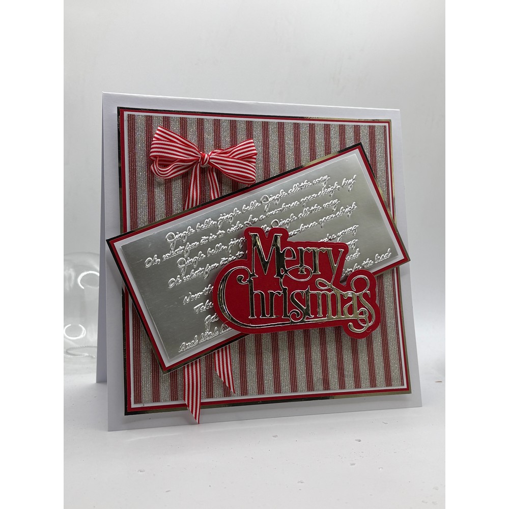 Vaessen Creative 3D Embossing Folder Jingle Bells