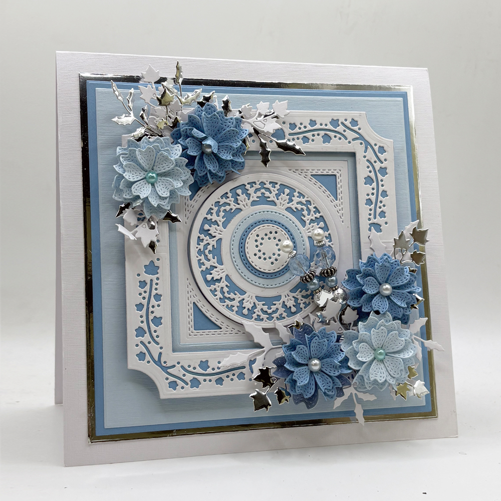 John Next Door Notched Circles FrameMaker & Ivy Flourish Insert set