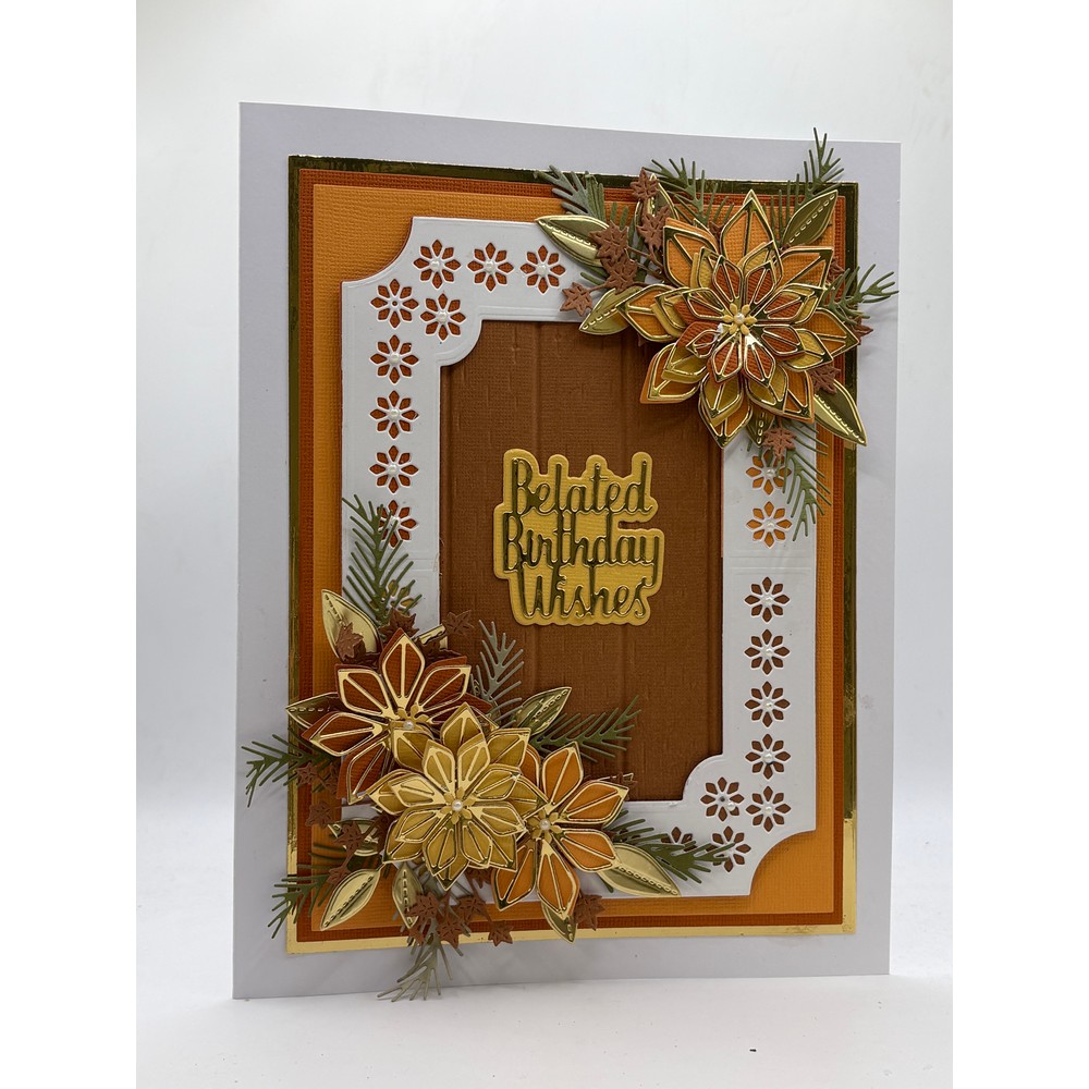 John Next Door Hopkins Notched FrameMaker & Crystal Flower Insert