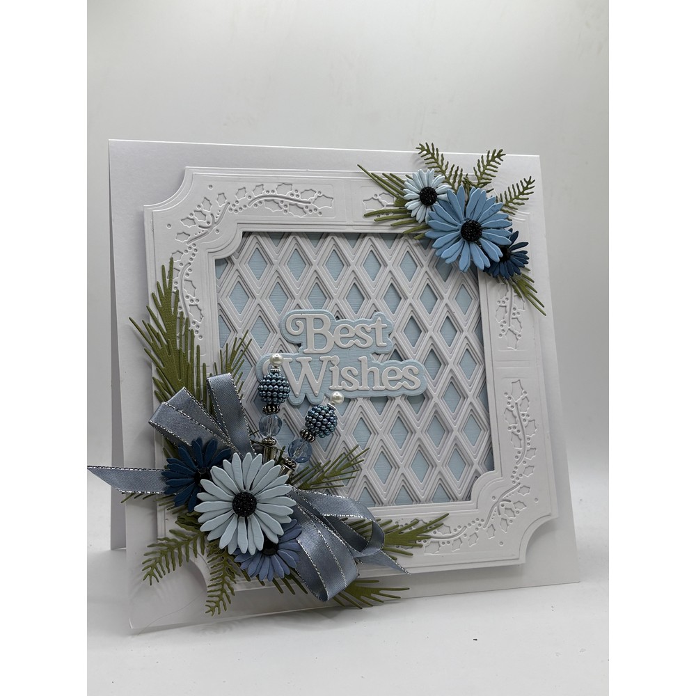John Next Door Notched Floral FrameMaker & Holly Flourish Insert set - Image 4
