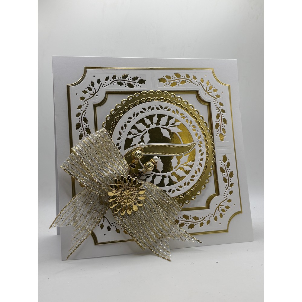 John Next Door Notched Floral FrameMaker & Holly Flourish Insert set - Image 3