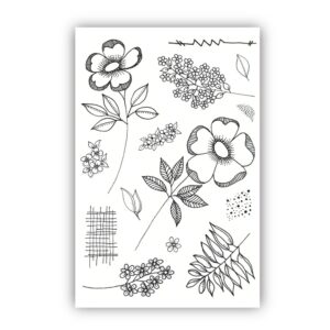 Julie Hickey Designs Nature's Garden #1 A6 Stamp Set