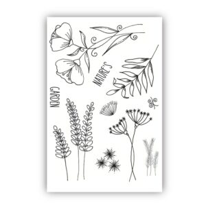 Julie Hickey Designs Nature's Garden #2 A6 Stamp Set