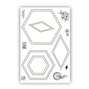 Julie Hickey Designs Postage & More! #2 A6 Stamp Set