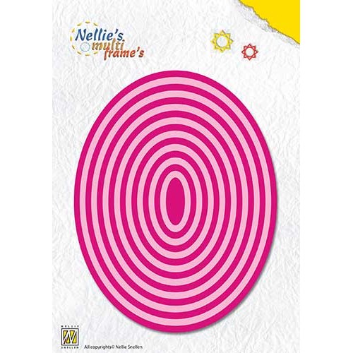 Nellie's Choice Multi Frame Dies Oval