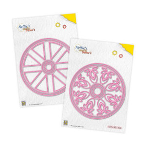 Nellie’s Choice Multi Frame Dies Kaleidoscope Wheel & Flower Circle Set