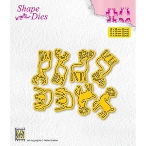 Nellie's Choice Shape Dies Mini Deers