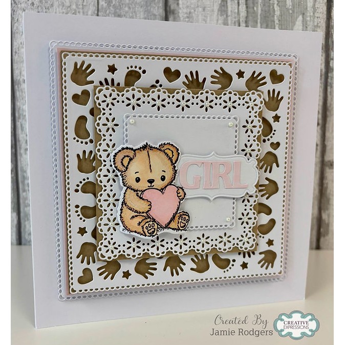 Jamie Rodgers Crafts Baby Prints Craft Die Set