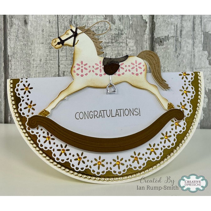 Jamie Rodgers Crafts Rocking Horse Craft Die Set