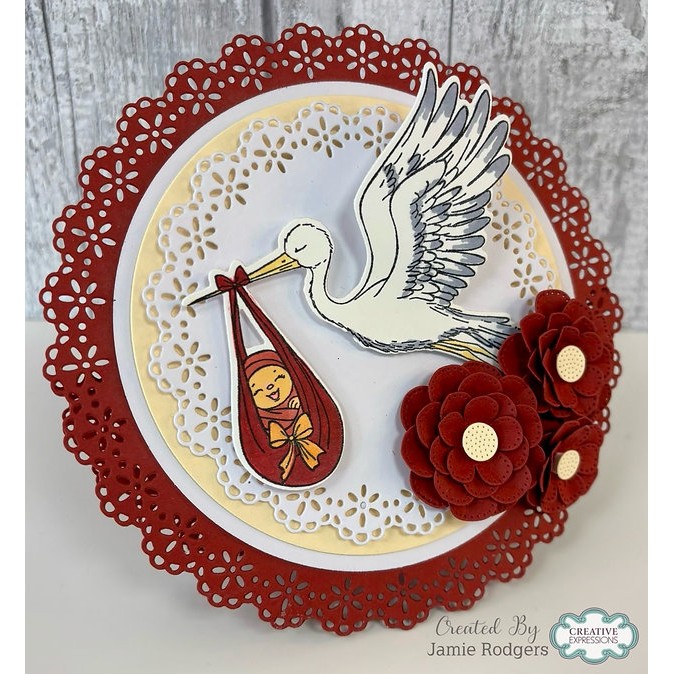 Jamie Rodgers Crafts Special Delivery Stamp & Die Set