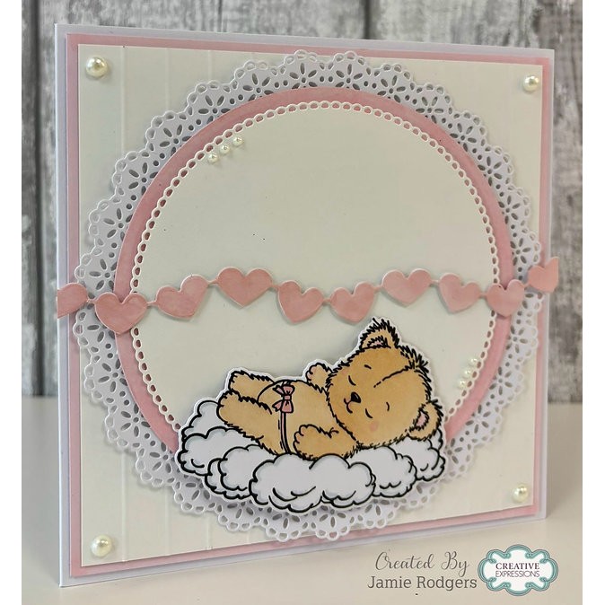 Jamie Rodgers Crafts Pebble the Bear Stamp & Die Set