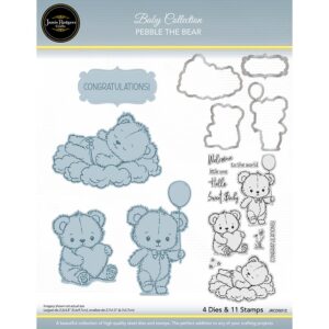 Jamie Rodgers Crafts Pebble the Bear Stamp & Die Set