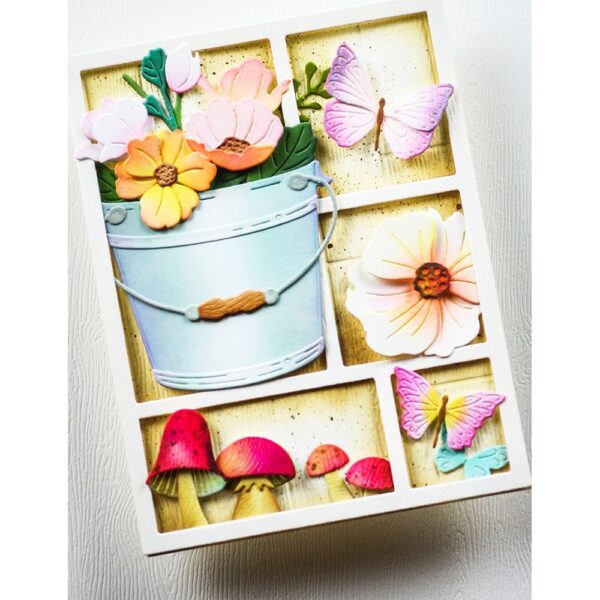 Memory Box - Vintage Tray 3D Embossing Folder and Die - Art of Craft