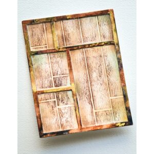 Memory Box - Vintage Tray 3D Embossing Folder and Die