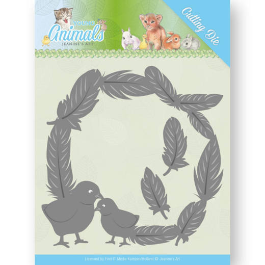Jeanine's Art Young Animals - Feathers all Around