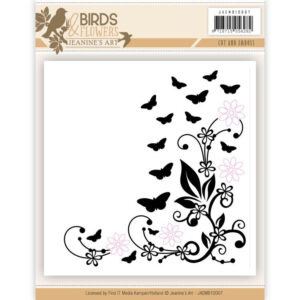 Jeanine's Art Birds and Flowers Cut and Emboss Folder