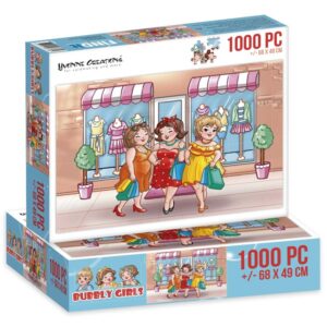 Yvonne Creations Bubbly Girls Puzzle - Shopping (1000 pieces)