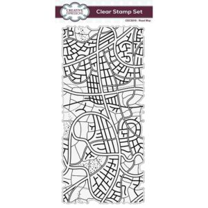 Creative Expressions Road Map DL Clear Stamp