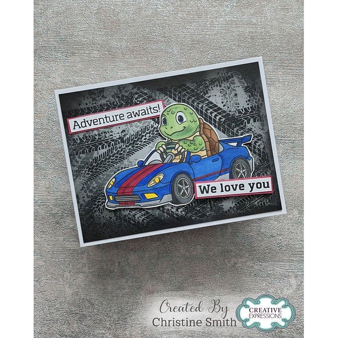 Creative Expressions Man About Town A5 Clear Stamp Set