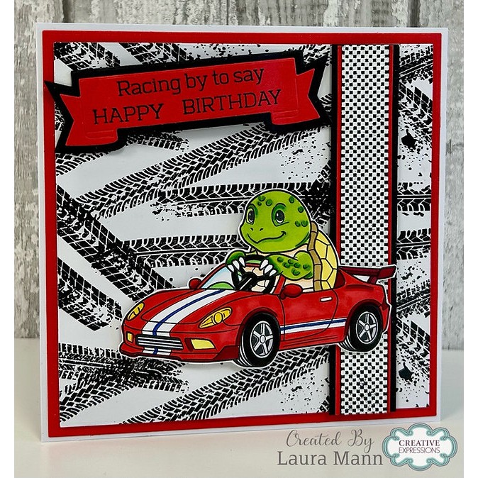 Creative Expressions Game On Sentiments A6 Clear Stamp Set - Image 2