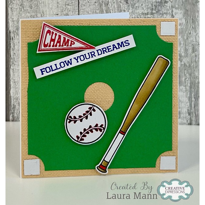 Creative Expressions Game On Sentiments A6 Clear Stamp Set - Image 4