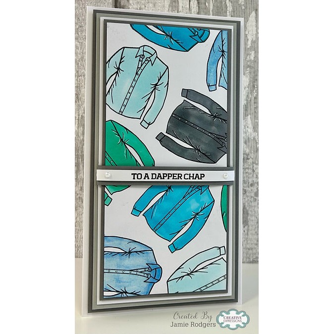 Creative Expressions Game On Sentiments A6 Clear Stamp Set