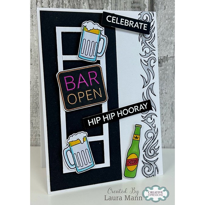 Creative Expressions Tool Box A6 Clear Stamp Set - Image 5