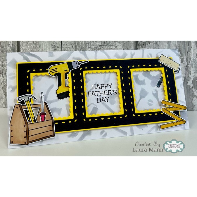 Creative Expressions Tool Box A6 Clear Stamp Set - Image 4