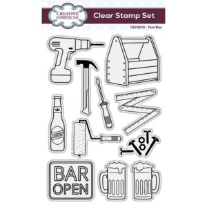 Creative Expressions Tool Box A6 Clear Stamp Set