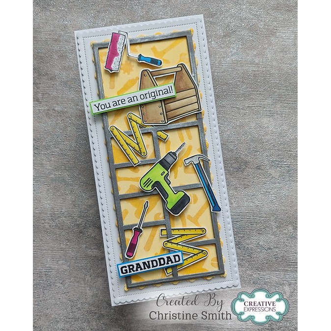 Creative Expressions Tool Box A6 Clear Stamp Set
