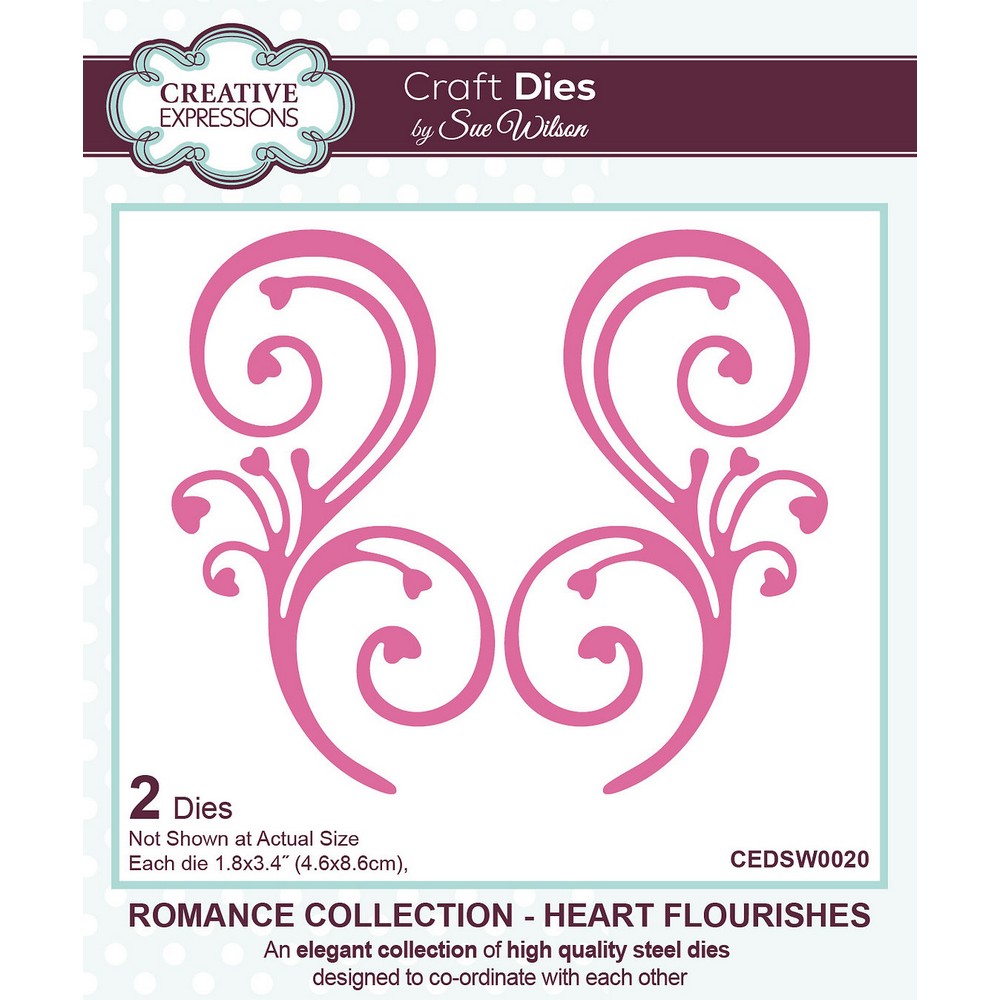 Sue Wilson - Heart Flourishes Craft Die
