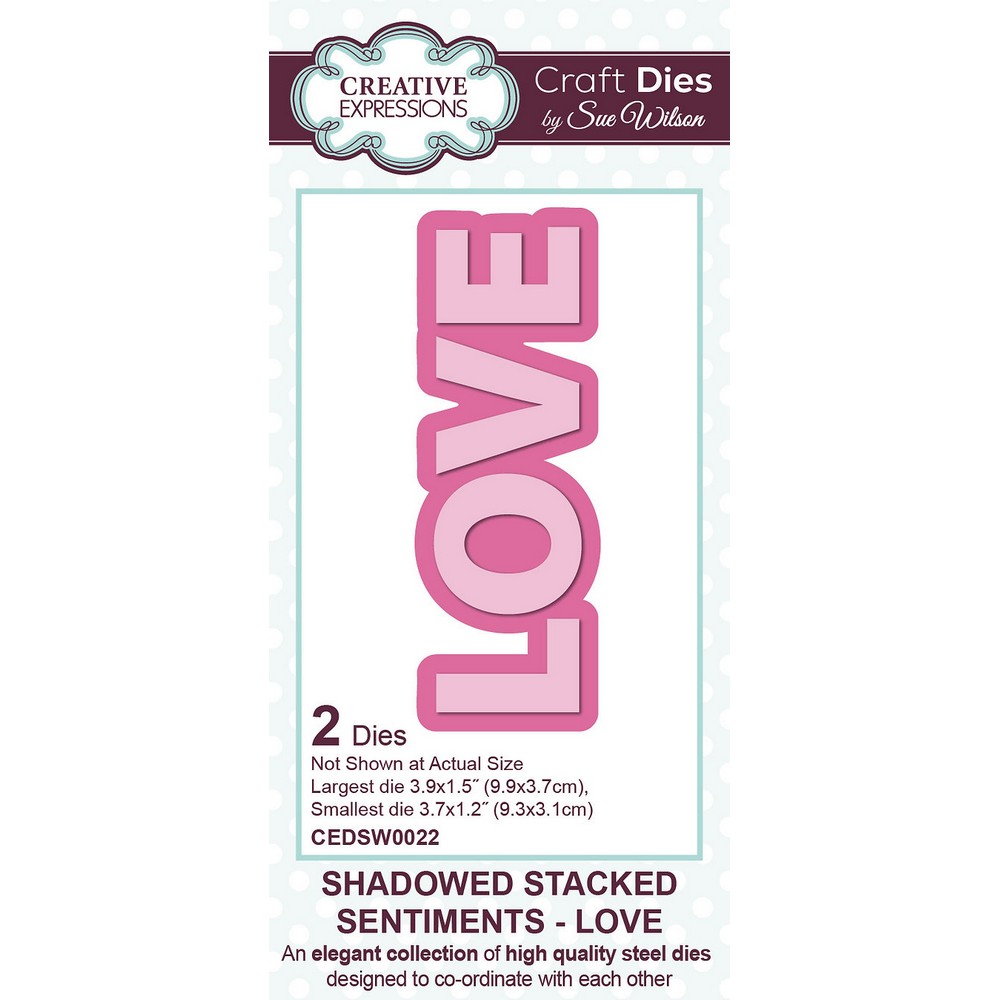 Sue Wilson - LOVE Craft Die