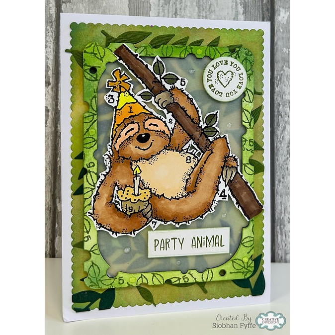 Woodware A6 Numbers Craft Dies