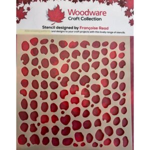 Woodware 6x6" Funky Dots Craft Stencil