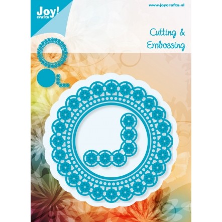 Joy Crafts Cutting & Embossing Stencil - Circle + Corner