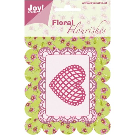 Joy Craft Floral Flourishes - Lattice Heart