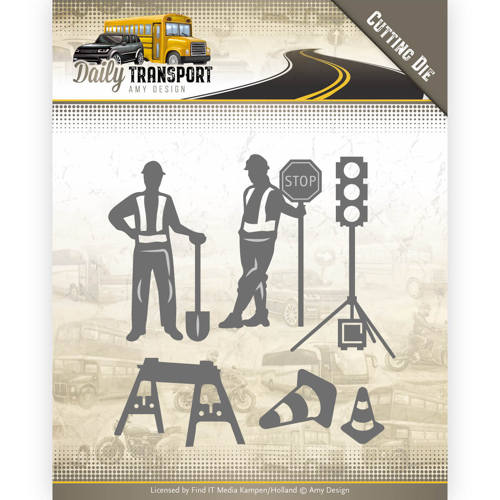 Amy Design - Daily Transport Cutting Die - Road Construction