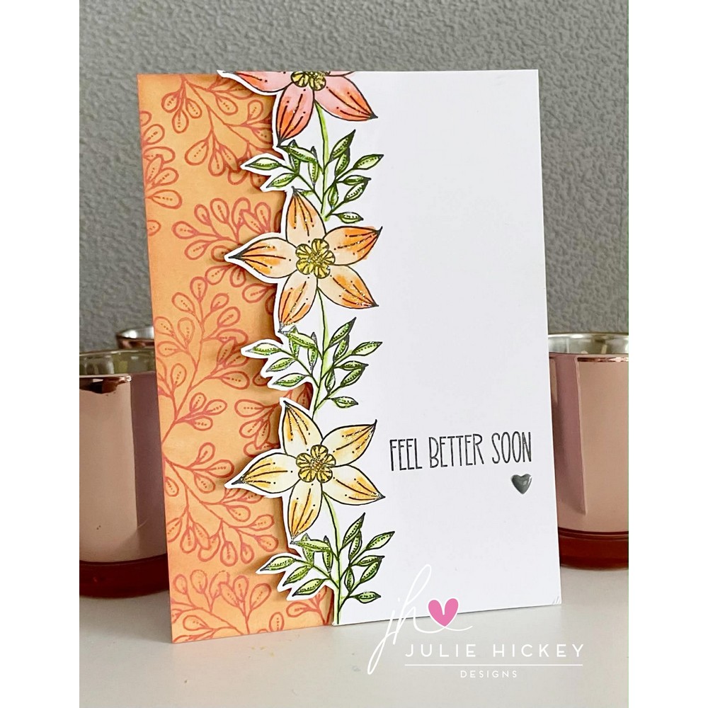 Julie Hickey Nature's Garden #3 A6 Stamp Set