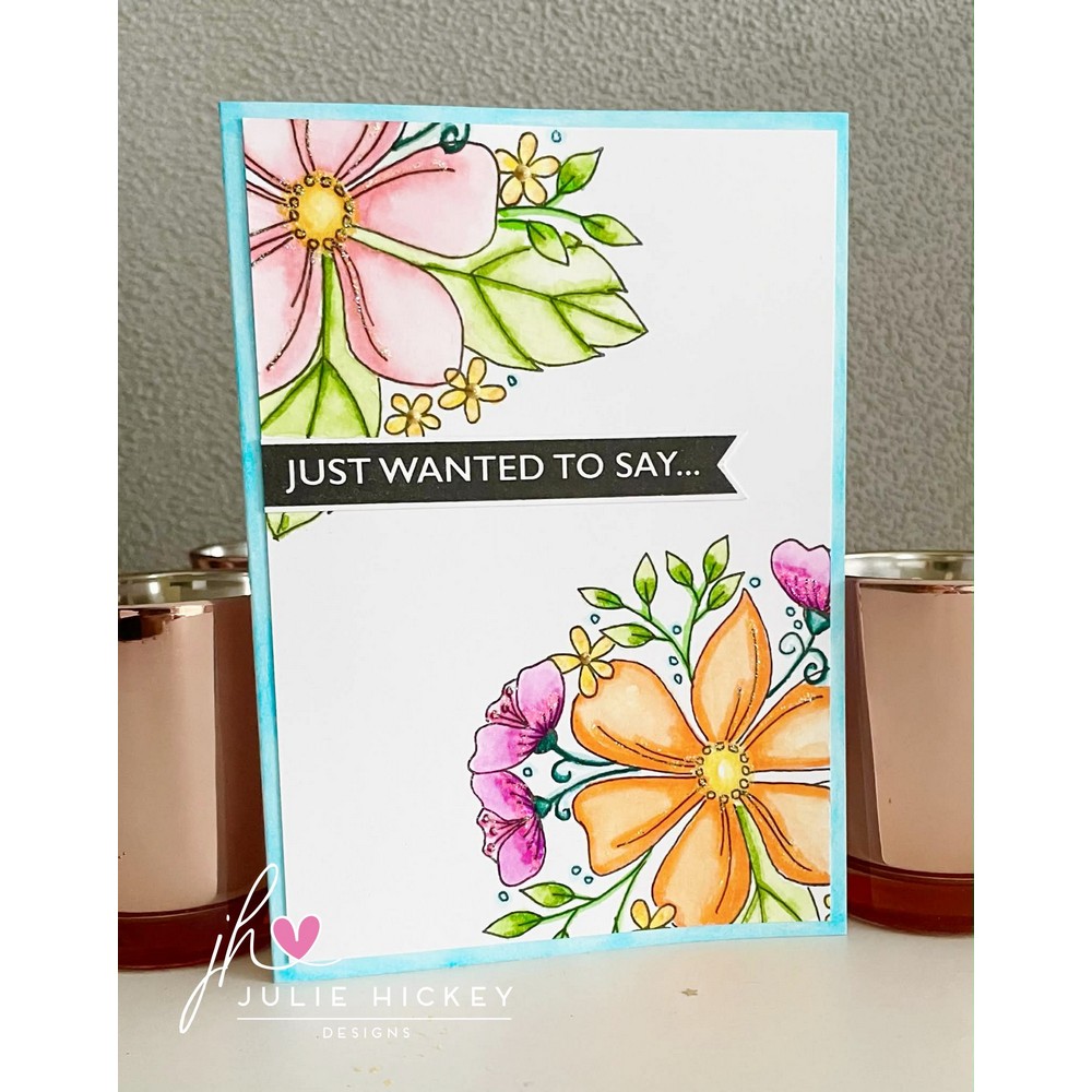 Julie Hickey Nature's Garden #5 A6 Stamp Set