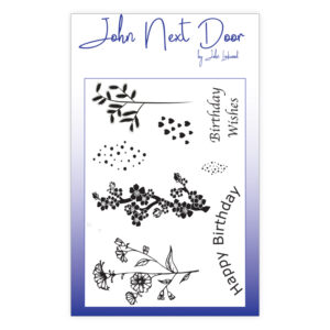 John Next Door Clear Stamp - Spring Flowers