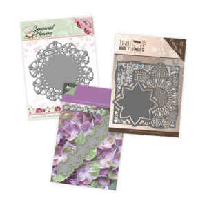 Seasonal Flowers Frame, Flower 5 Leaves & Flower Frame Bundle