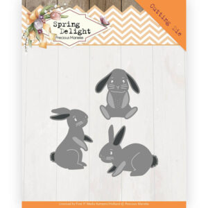 Precious Marieke Spring Delight Cutting Die - Spring Bunnies