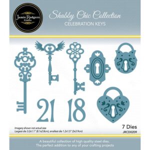 Jamie Rodgers Crafts Celebration Keys Die Set