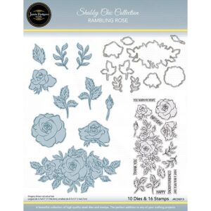 Jamie Rodgers Crafts Rambling Rose Stamp & Die Set