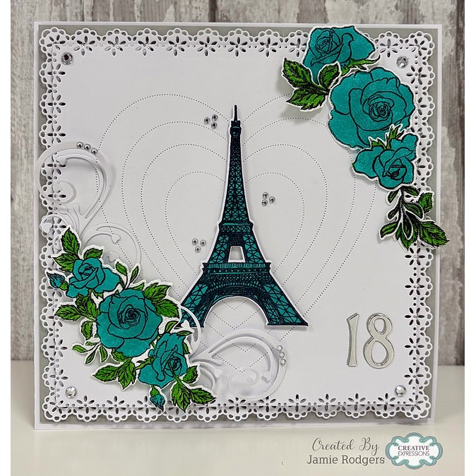 Jamie Rodgers Crafts Parisian Romance Stamp & Die Set