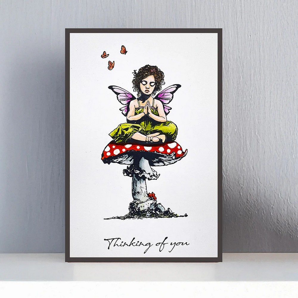 Cosmic Shimmer Thinking of You Pre Cut Rubber Stamp Set by Andy Skinner